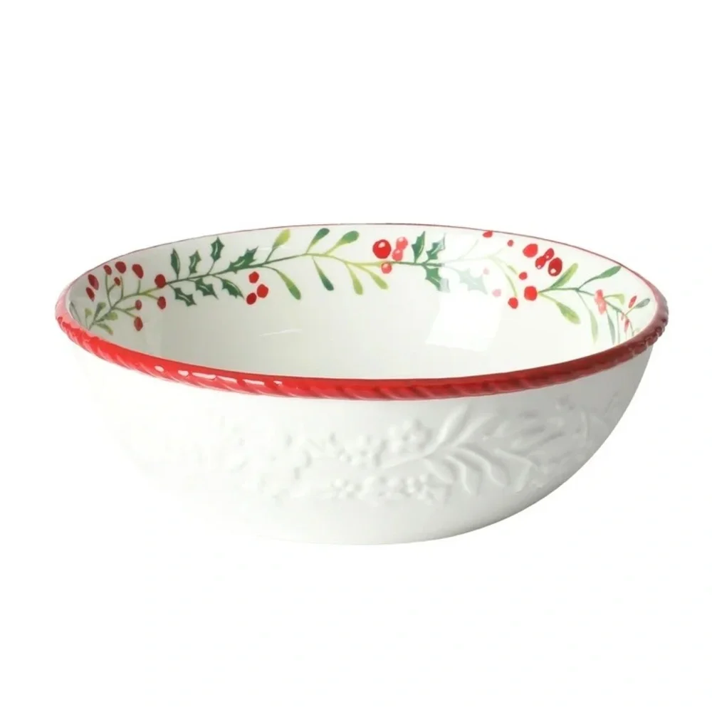 The Pioneer Woman Merry Meadow red holiday Dinnerware Set